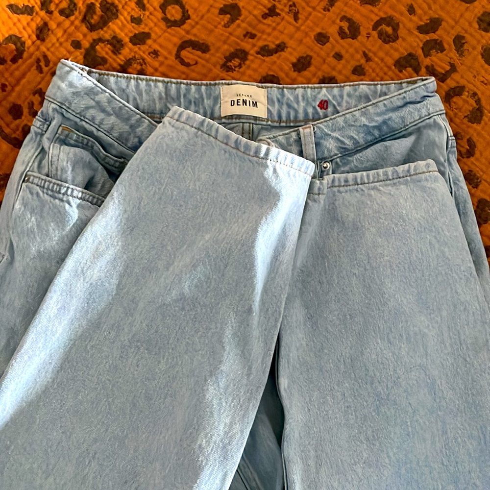 Sezane Light Blue Women Jeans